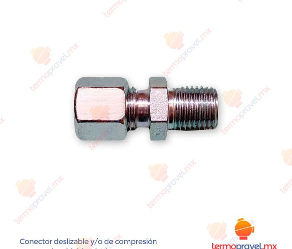 Conector deslizable y/o de compresión en acero inoxidable y latón - Termopravel.mx